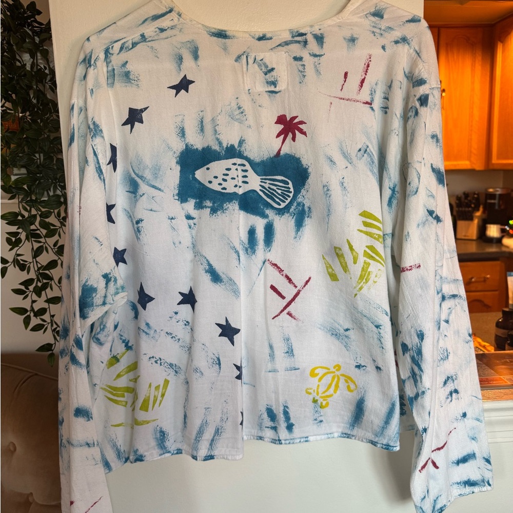 Sloop Jones Button-Up Blouse - Picture 2 of 5
